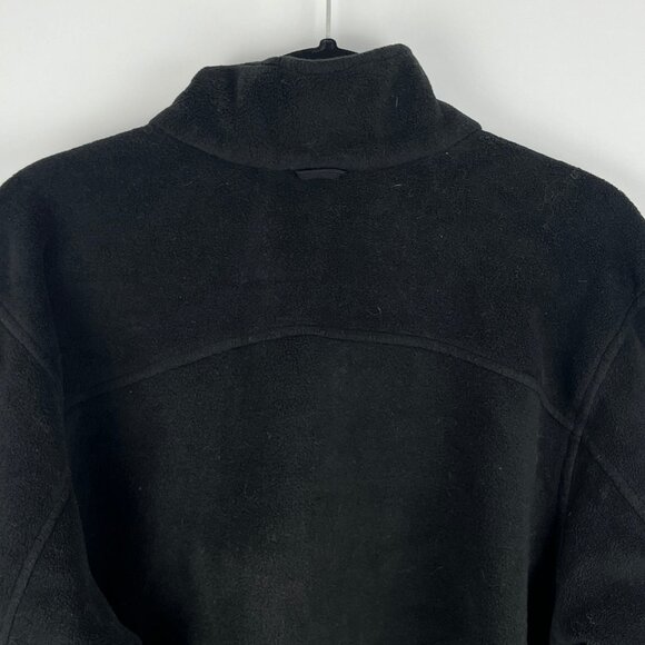 Core 365 Sweater Size L Black Long Sleeve Full Zip Collared Pockets Polyester - Picture 7 of 9